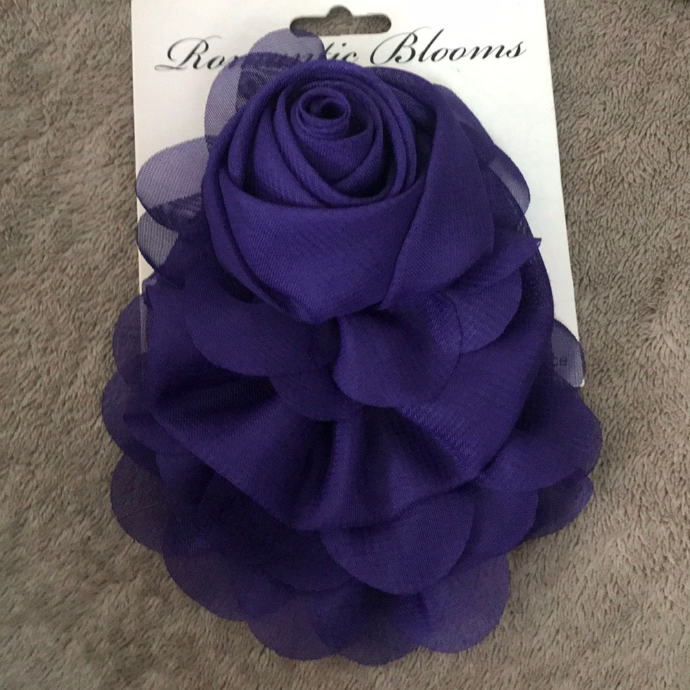 NWT Pin & Clip Purple Flower Lot of 3 - Picture 4 of 6